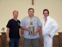 Rev Mark, winner Brad Wellner & Shawn 